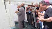 Karapınar toprakları suya doydu vatandaş şükür namazında birleşti