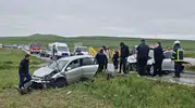 Çorum yolunda kafa kafaya çarpışma