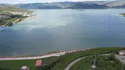 Tokat Almus Barajı’nda sular yükseldi simge ada kayboldu