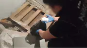 Kars'ta narkotik köpeği Zeus iş yerindeki uyuşturucuyu yakaladı