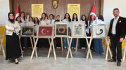 Burhaniye’de çiviler ve teller sanata dönüştü