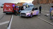 Malatya'da otomobiller çarpıştı dokuz kişi hastaneye kaldırıldı