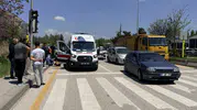 Ankara Çubuk yolunda üç araç birbirine girdi