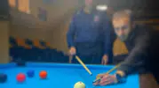 Bayburt'ta denetimli serbestlik yükümlüleri bilardo masasında buluştu