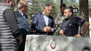 Çankırı bayram arifesinde şehitlikte bir araya geldi