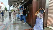 Edirne’de aniden bastıran sağanak şehri teslim aldı