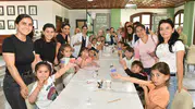 Kepezli anneler ve çocuklar mum yapımında buluştu