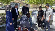Harput yolunda devrilen araçtan yaralı çocuğu vekil kurtardı