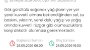 Denizli için meteorolojiden yarın sabah saatlerine dikkat uyarısı
