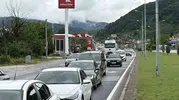 Tatilcilerin dönüş trafiği Düzce güzergahında yoğunlaştı