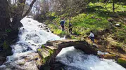 Bitlis’te karlar eridi Beyazsu Şelalesi coştu