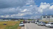 Kahta yolunda hatalı sollama kazası 3 yaralı