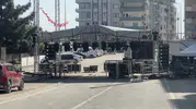 Ceylanpınar'da bayrak krizi konseri iptal ettirdi