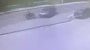 Kartepe'de motosikletli sürücünün karıştığı kaza kameraya yansıdı