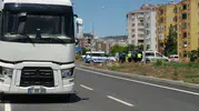 Kilis'te motosiklet ve TIR çarpıştı İki yaralı