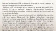 İstanbul’un fethi 573’üncü yılında coşkuyla kutlanıyor