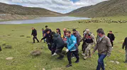 Karlıova kırsalında düşerek yaralanan kişiyi ekipler kurtardı