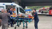 Tekkeköy’de trafik kazası İki otomobil çarpıştı