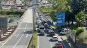 Zonguldak yolunda bayram dönüşü çilesi