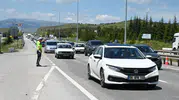 Kırıkkale yollarında bayram trafiği hareketliliği