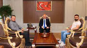Adıyaman Valisi Küçük yeni görevinde basını ağırladı
