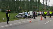 Amasya'da kavşak kazası Dede ve torun hayatını kaybetti