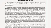 Ankara Valisi Yakup Canbolat’tan bayram mesajı