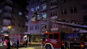 Kayseri'de gece yarısı apartman bodrumunda yangın paniği