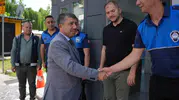 Düzce Belediyesi zabıta ekiplerinin bayram mesaisini yerinde denetledi