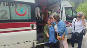 Köyceğiz yolunda hastane dönüşü facia kıl payı atlatıldı