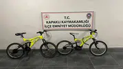 Kapaklı’da apartman bahçesindeki bisikletleri çalan çocuklar yakayı ele verdi