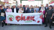 Menemen’de çilek festivali dünyaya açıldı