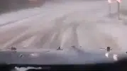 İnegöl Domaniç yolunda yaz ortasında kış manzarası
