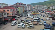 Kastamonu Cide'de bayram trafiği kilitlendi