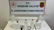 Kırşehir’de merdiven altı alkol operasyonu