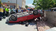 Niğde’de direksiyon hakimiyetini kaybeden sürücü kaza yaptı