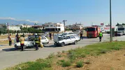 Hassa yolunda iki otomobil çarpıştı bir kişi yaralandı