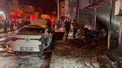 Bursa'da mobilya deposunda büyük yangın