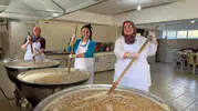 Pazaryeri ilçesinde 5 bin kişilik aşure bereketi