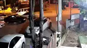 Karabük'te beş aracın karıştığı kazanın kamera görüntüleri izleyenleri ürküttü