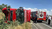 Elazığ yolunda ağır vasıta kazası