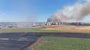 Silivri’de tarım arazisinde başlayan yangın yerleşim alanlarını tehdit ediyor
