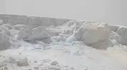 Yaz ortasında Iğdır zirvelerinde erimeyen kar manzaraları