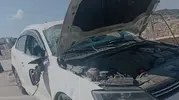 Bilecik'te virajı alamayan sürücü takla atarak kaza yaptı
