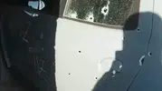 Siirt Baykan'da otomobile kurşunlu saldırı ve tehdit yazısı