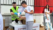 Sincan'da sınav günü belediyeden öğrencilere kahvaltı desteği