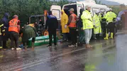 Isparta’da tur midibüsü devrildi 5 kadın hayatını kaybetti