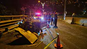 Zonguldak'ta tünel çıkışında feci kaza Sürücü araçtan fırladı