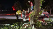 Kütahya'da gece yarısı kaza 4 kişi yaralandı