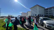 Ardahan Üniversitesi kampüsünde temizlik seferberliği